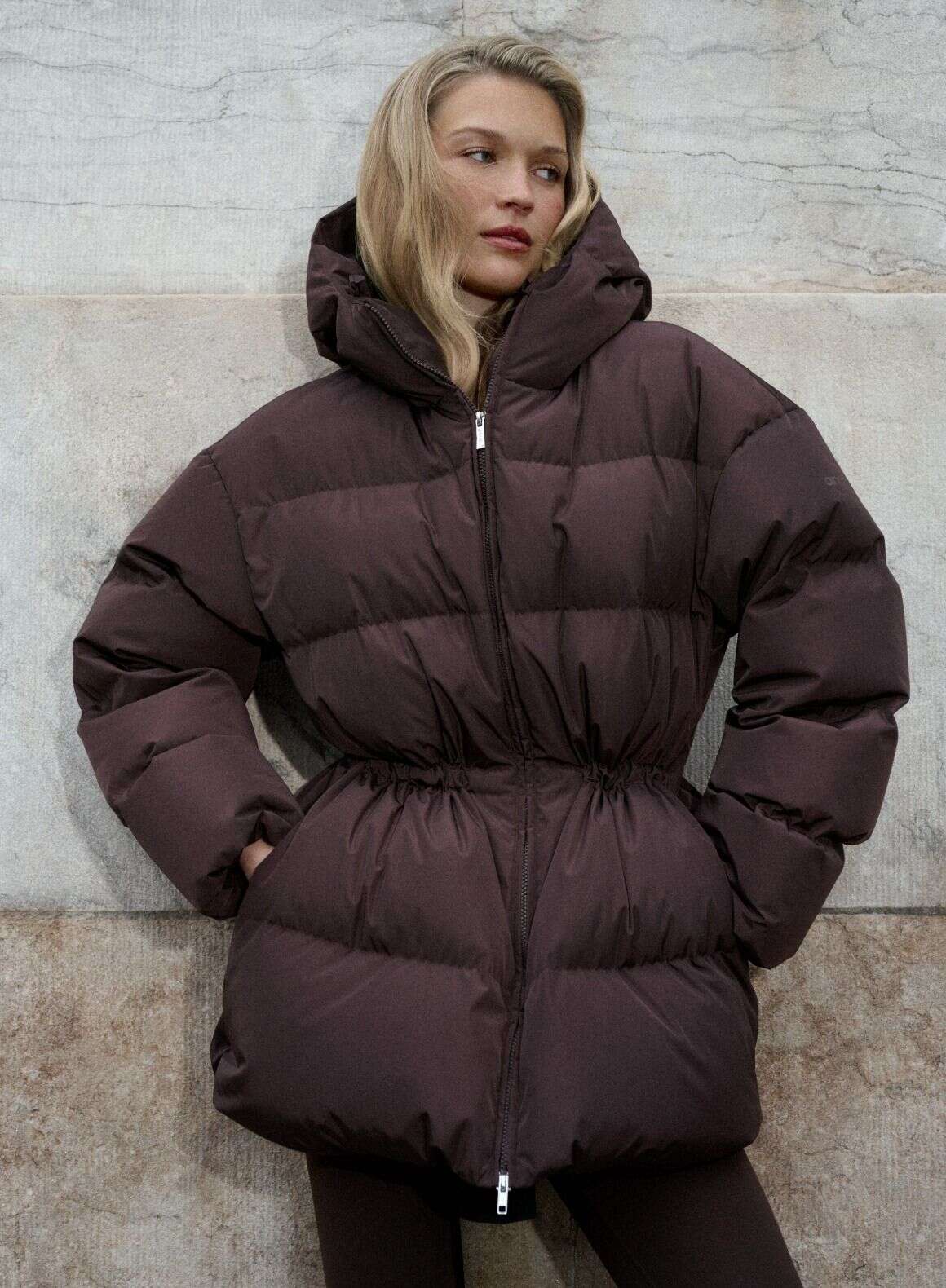 Cacao Moment Puffer Jacket – AIM'N