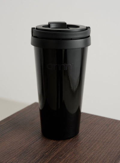 Glossy Black To Go Mug