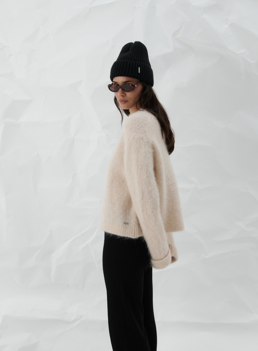 Café Au Lait Alpaca Knit Sweater – AIM'N