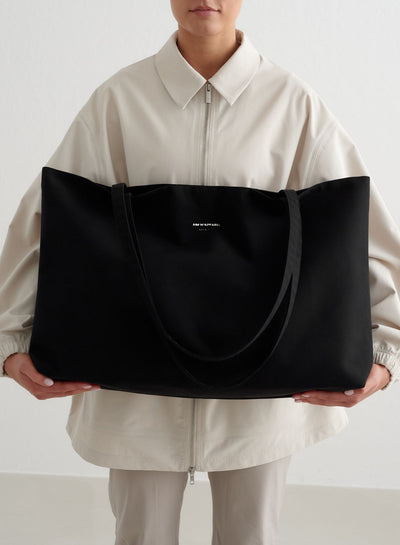 Black Waterproof Apparel Tote Bag