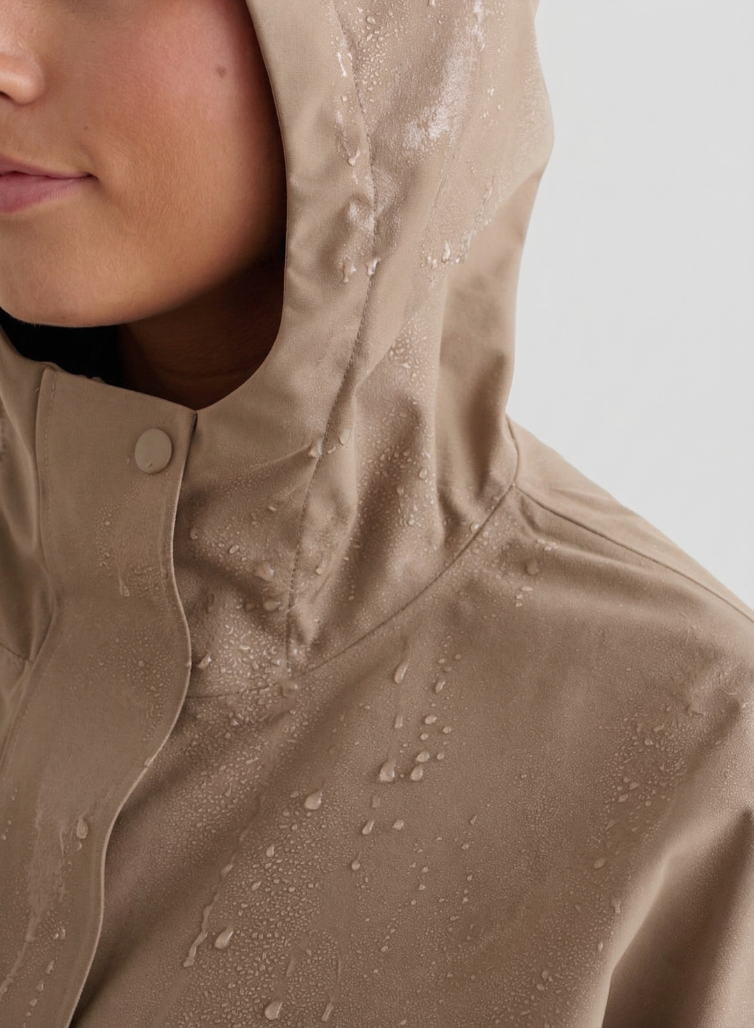 茶 aimo Espresso Waterproof Oversized Anorak – AIM'N