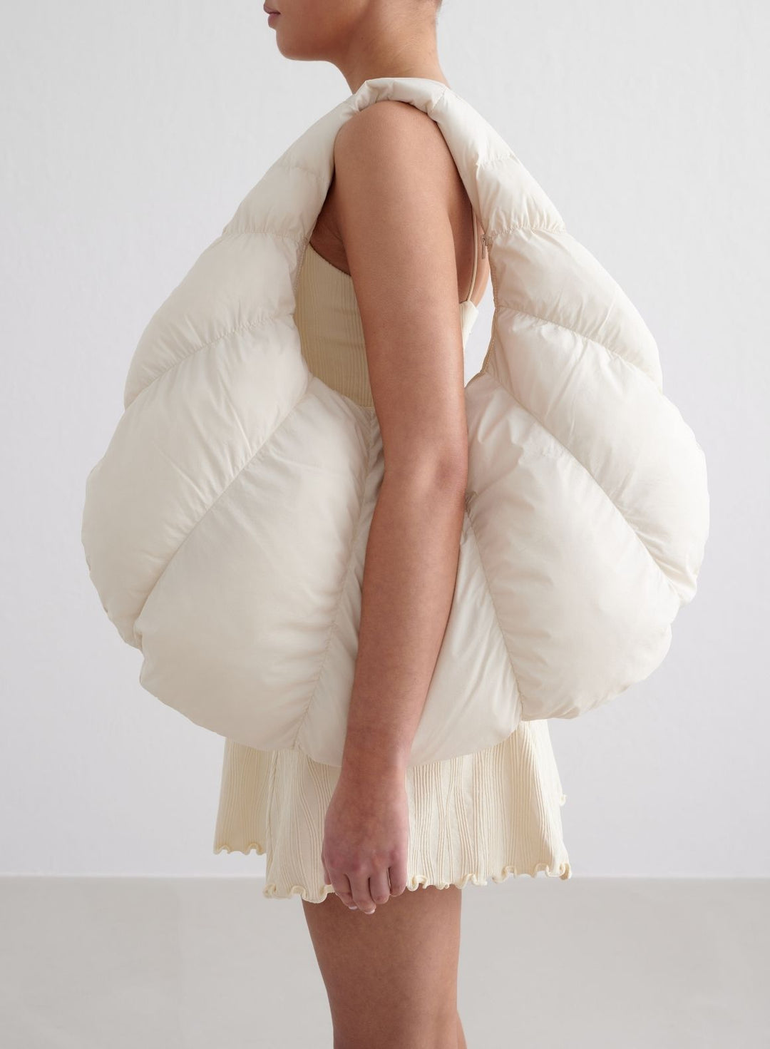 Almond White Croissant Bag – AIM'N