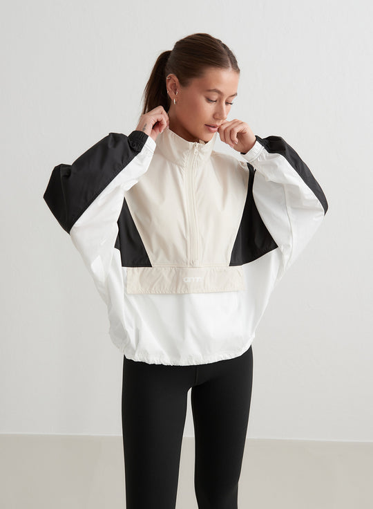Café Au Lait Balance Blocked Windstopper Jacket – AIM'N