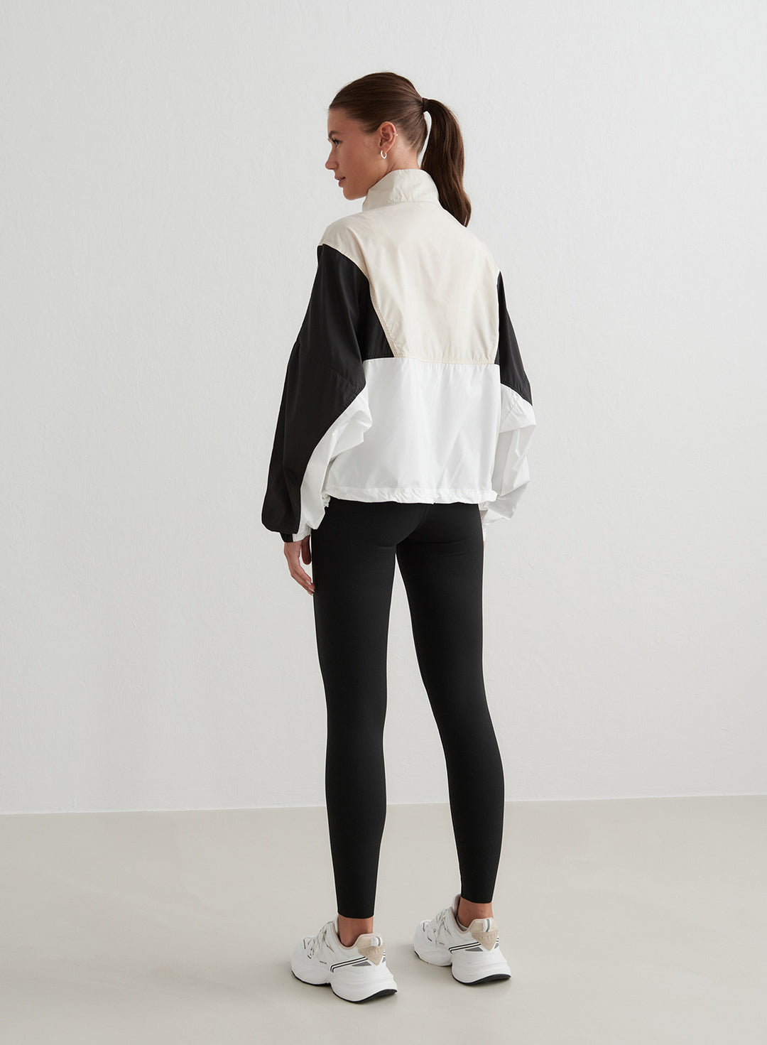 Café Au Lait Balance Blocked Windstopper Jacket – AIM'N