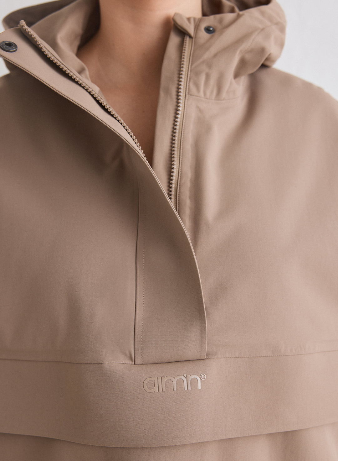Espresso Waterproof Oversized Anorak – AIM'N