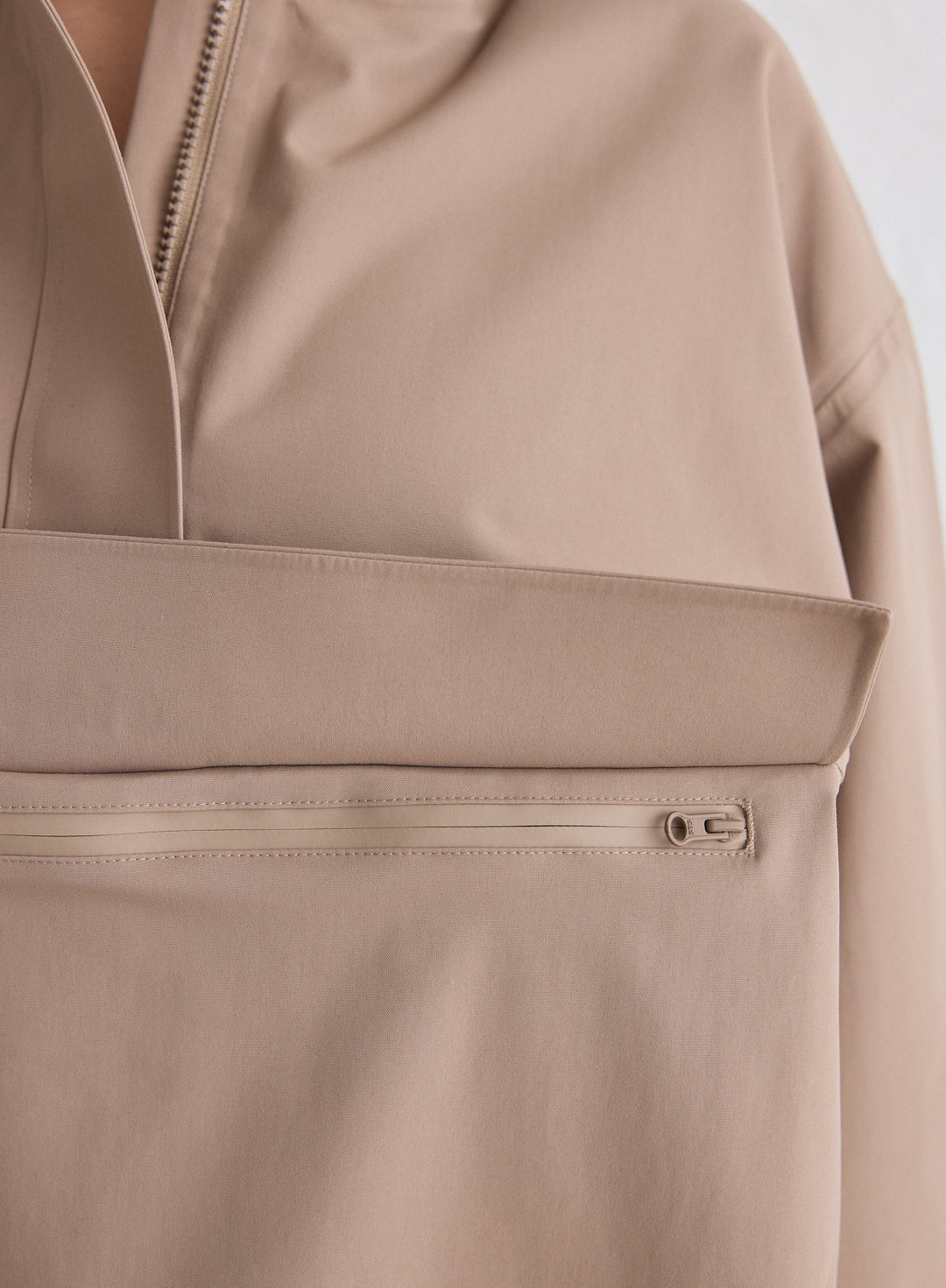 Espresso Waterproof Oversized Anorak – AIM'N