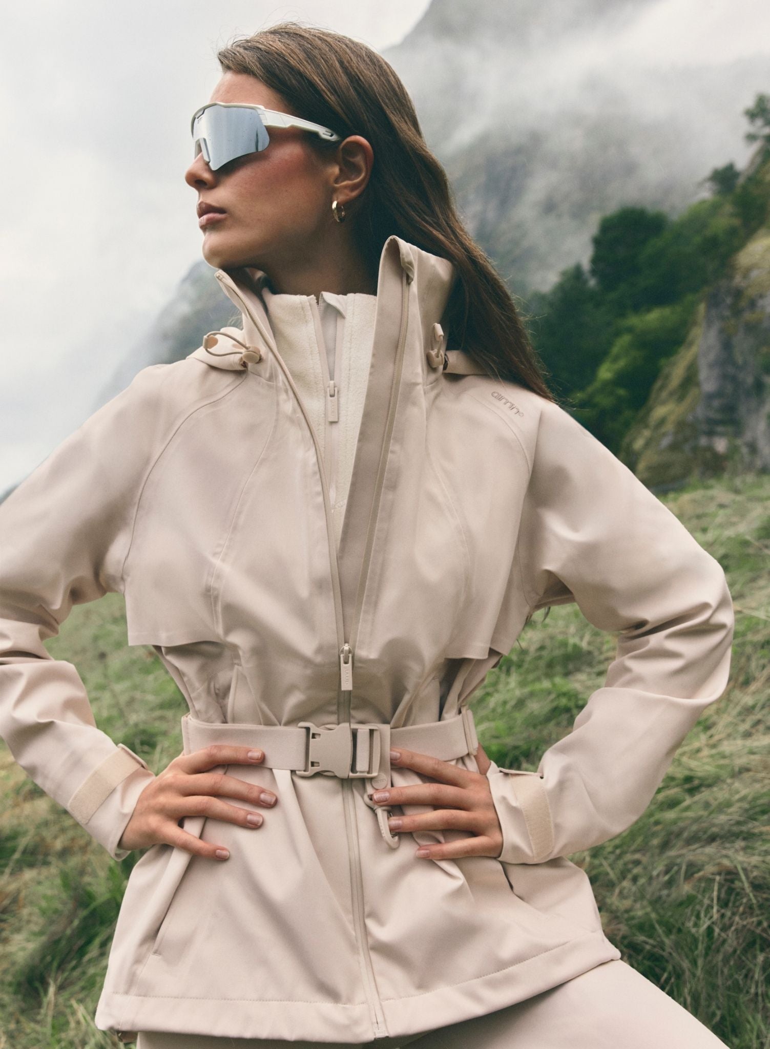 Espresso Waterproof Oversized Anorak – AIM'N