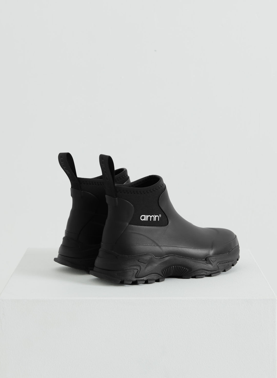 Black Fusion Rain Boot – AIM'N