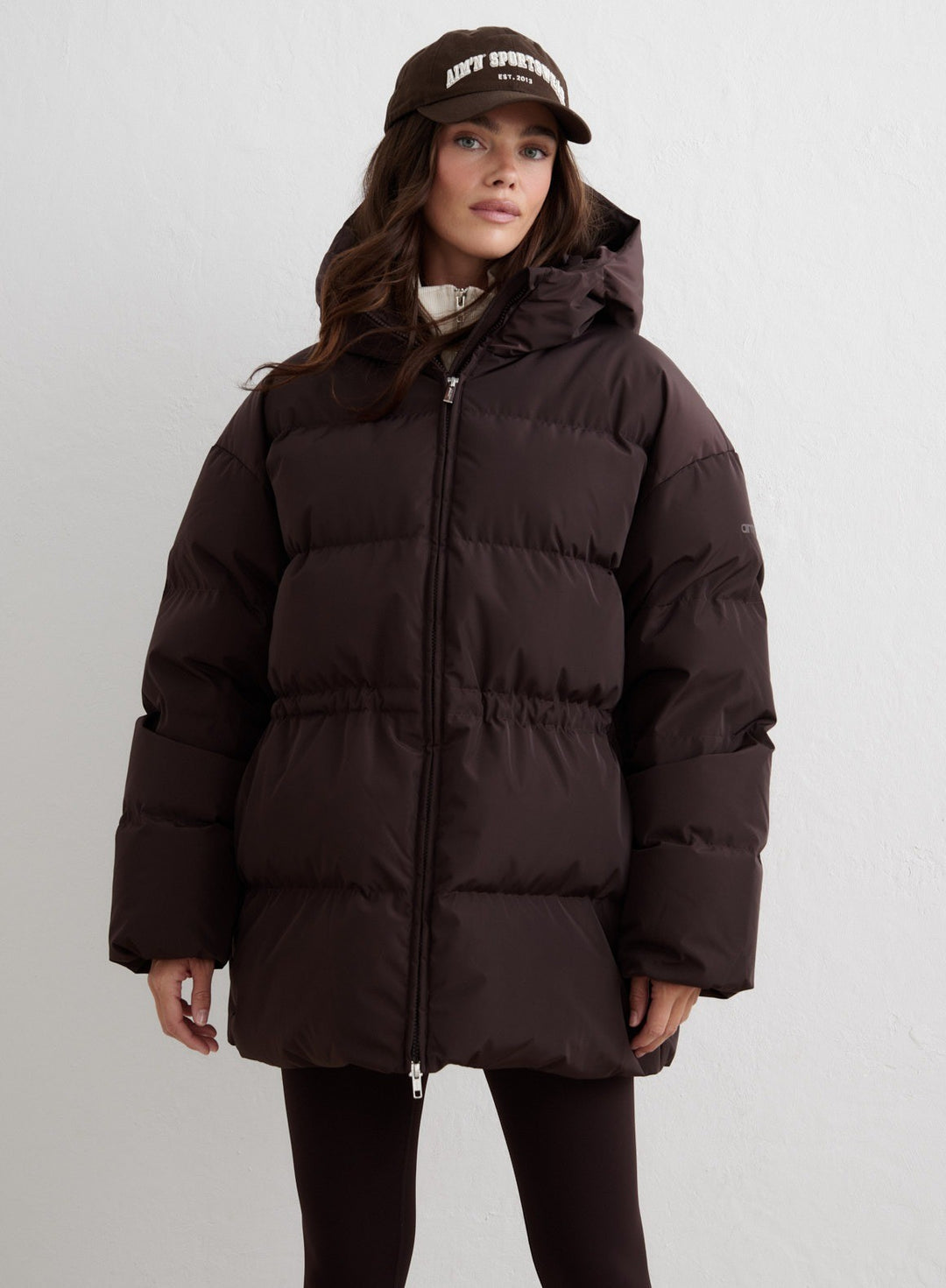 Cacao Moment Puffer Jacket – AIM'N