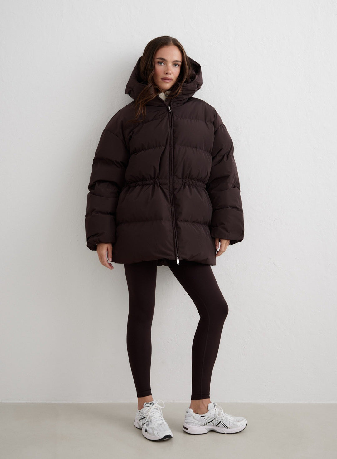 Cacao Moment Puffer Jacket – AIM'N