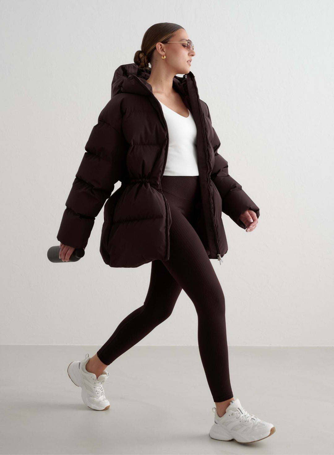 Cacao Moment Puffer Jacket – AIM'N