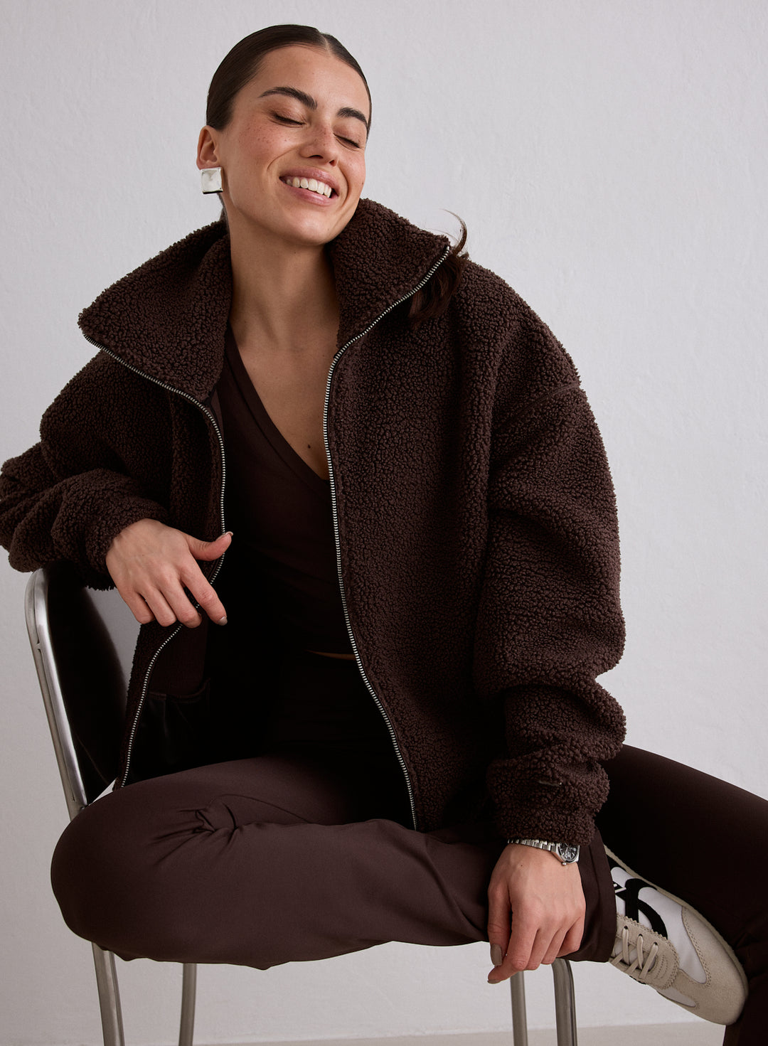 Cacao Pile Jacket – AIM'N