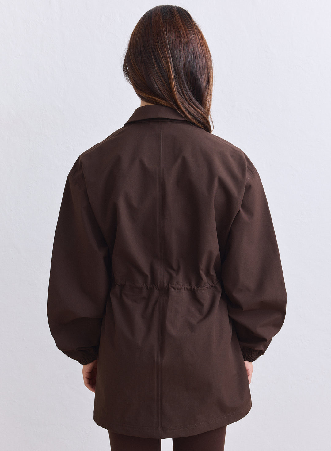 Chocolate Waterproof Zip Jacket – AIM'N