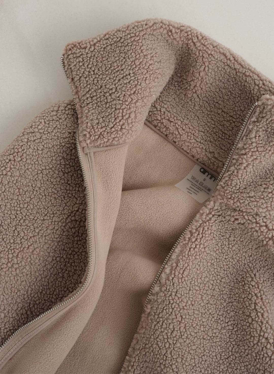 Dark Clay Pile Jacket – AIM'N