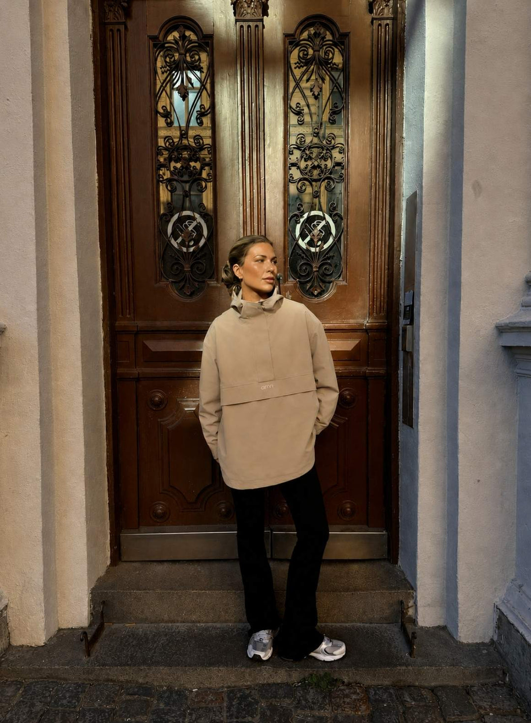 Espresso Waterproof Oversized Anorak – AIM'N