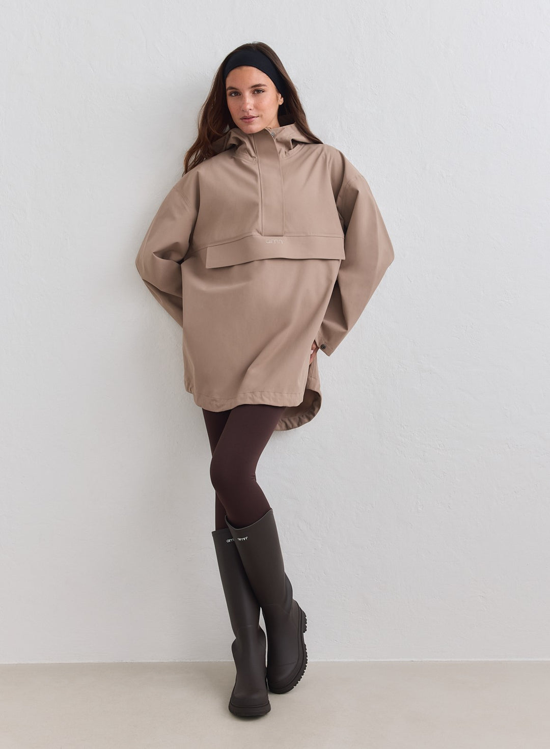  ADVENTURE ナイロンジャケット プルオーバー Espresso Waterproof Oversized Anorak – AIM'N