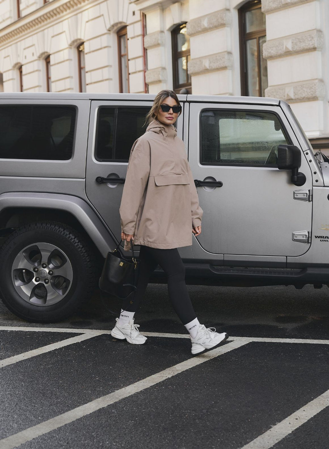 Espresso Waterproof Oversized Anorak – AIM'N