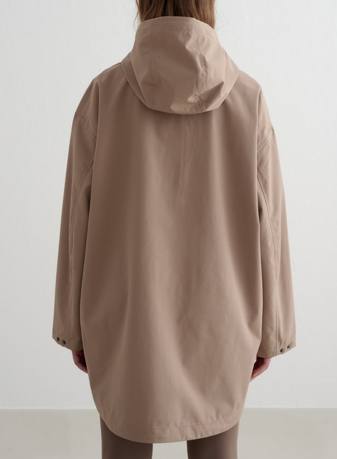 Espresso Waterproof Oversized Anorak – AIM'N