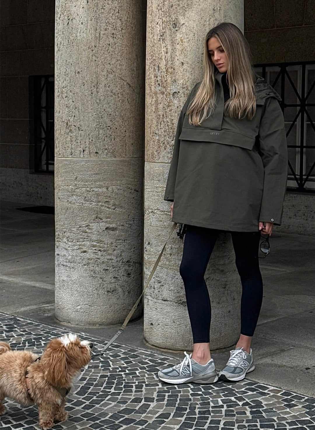 Khaki Waterproof Oversized Anorak – AIM'N