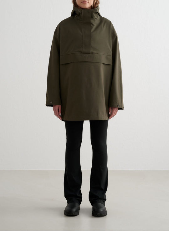 Lサイズ PAA OVERSIZE ANORAK khaki-waterproof-oversized-