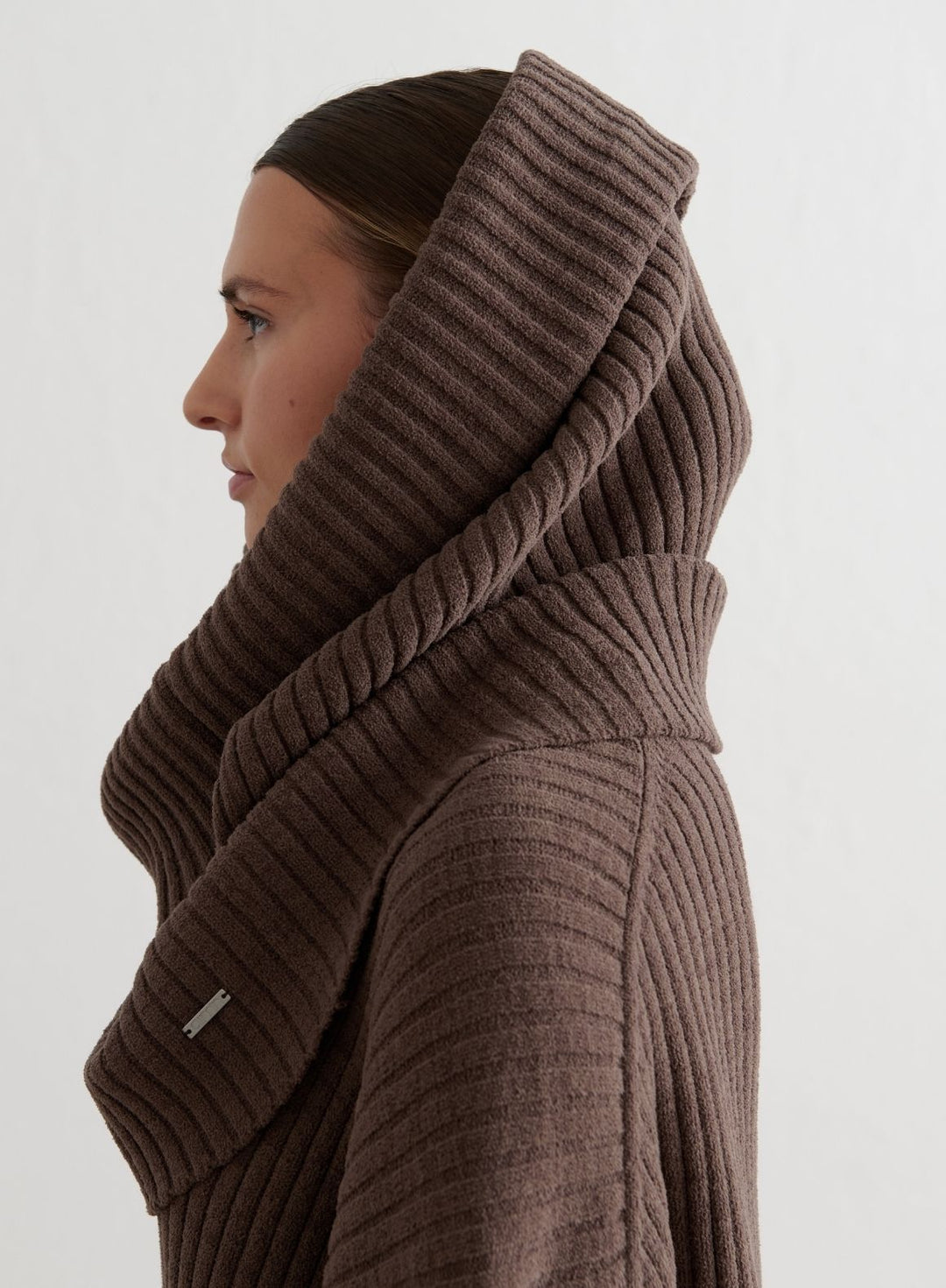 NKNIT 24SS scarf collar NKIT ニットポロ QUQUTWO Women Knitted Cross Collar Scarf Winter Warm Solid Color