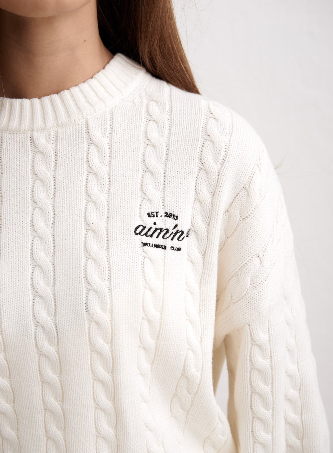 Off White Club Cable Knit Sweater – AIM'N