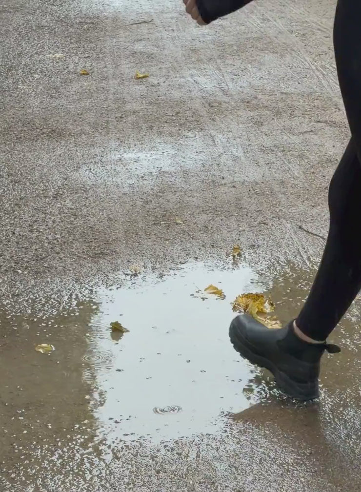 Black Fusion Rain Boot – AIM'N